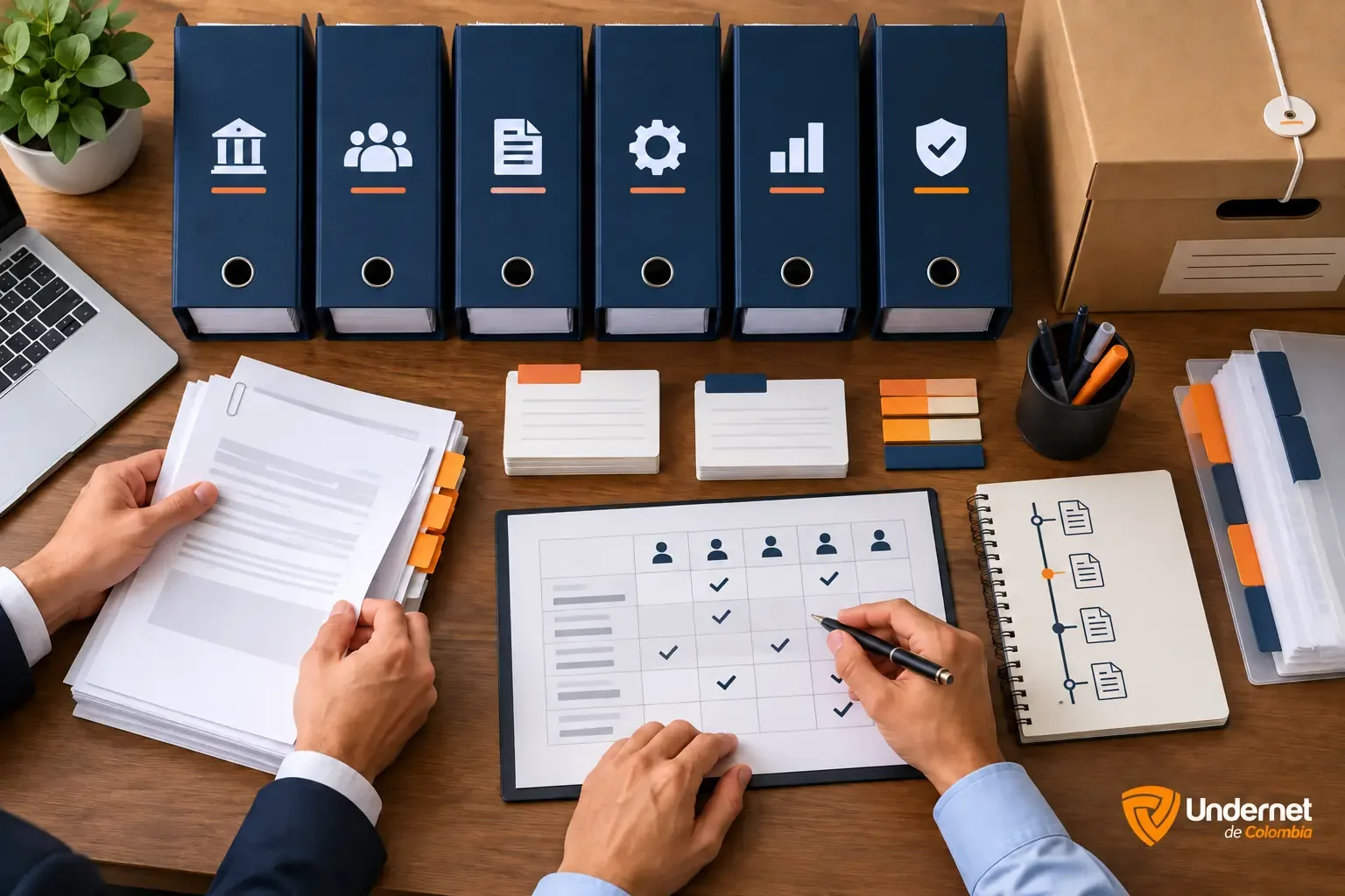 Carpetas de evidencias y matriz de responsabilidades para preparar el diligenciamiento del FURAG